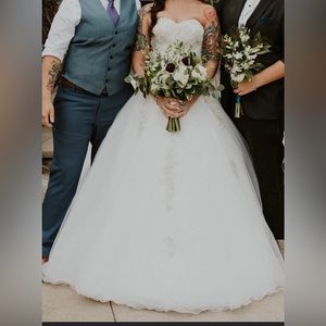 Jenna In White Wedding Dress